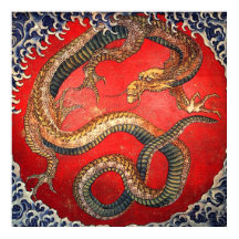 北 斎 龍, 北 斎 Hokusai Dragon, Hokusai