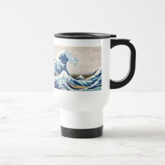 北 Underbar våg av Kanagawa Hokusai Fine Art Resemugg