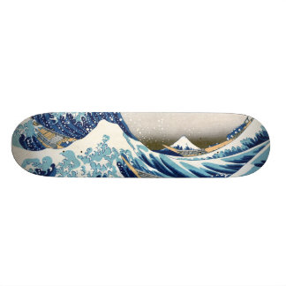 北 Underbar våg av Kanagawa Hokusai Fine Art Skateboard Bräda 20,5 Cm