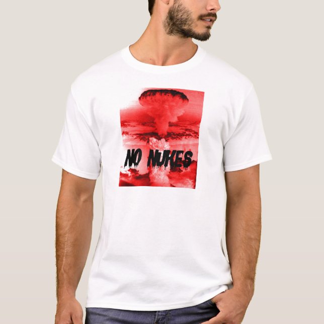 反核  NO　NUKES 　戦争反対　ＮＯ　ＷＡＲ TEE SHIRT (Framsida)