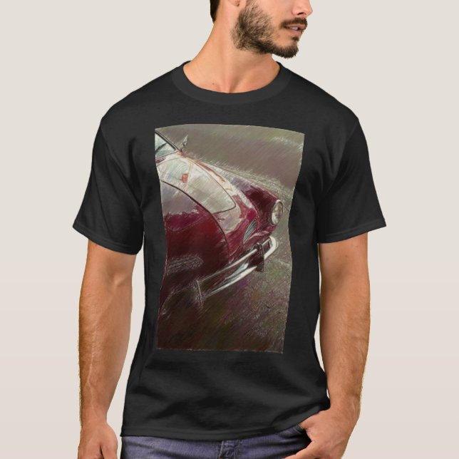 古い車の T SHIRT (Framsida)