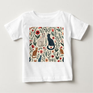 可愛い猫イメージの子供Tシャーツ T SHIRT