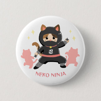 可愛い猫忍者 日本 ピンク Cat Ninja from Japan Pink Knapp