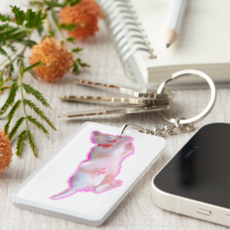 可愛い猫 子猫の頃[When the cat 'kawaii' was a kitten.] Nyckelring