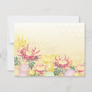 和の美しさを届ける＊菊のポストカード VYKORT