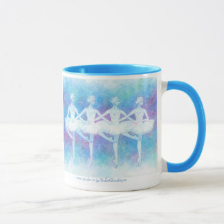 四羽の白鳥の踊りマグカップ MUGG