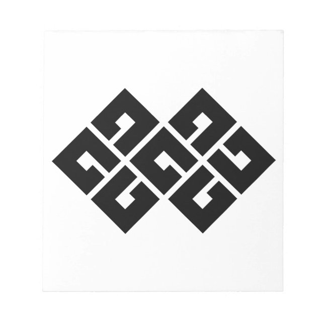 四 つ 目 結 二 つ ANTECKNINGSBLOCK (Framsida)