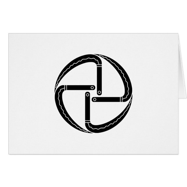 四 つ 鎌 HÄLSNINGSKORT (Framsidan Horizontal)