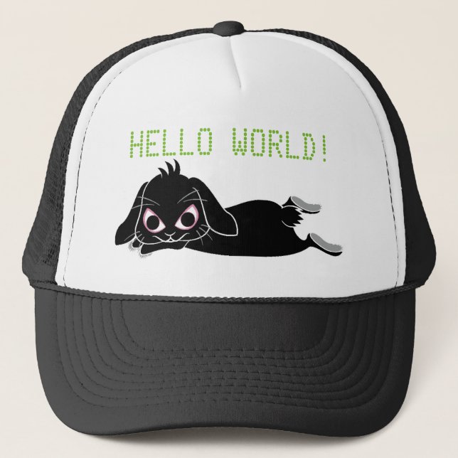 垂れ耳黒兎 TRUCKERKEPS (Framsida)