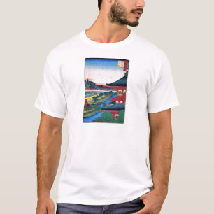 増 上, 広 重 Red Temple, Hiroshige, Ukiyo-e Tee Shirt