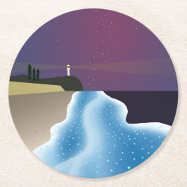 夜光虫 (ブルーバージョン) UNDERLÄGG PAPPER RUND