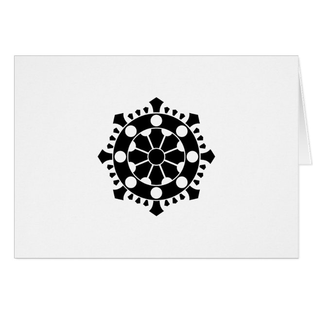 大 日 輪 宝 HÄLSNINGSKORT (Framsidan Horizontal)