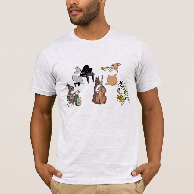 天使うさぎのTシャツ T-SHIRT (Framsida)