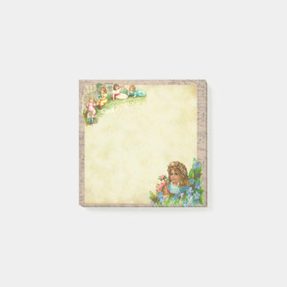 天使と少女の付せんメモ POST-IT BLOCK