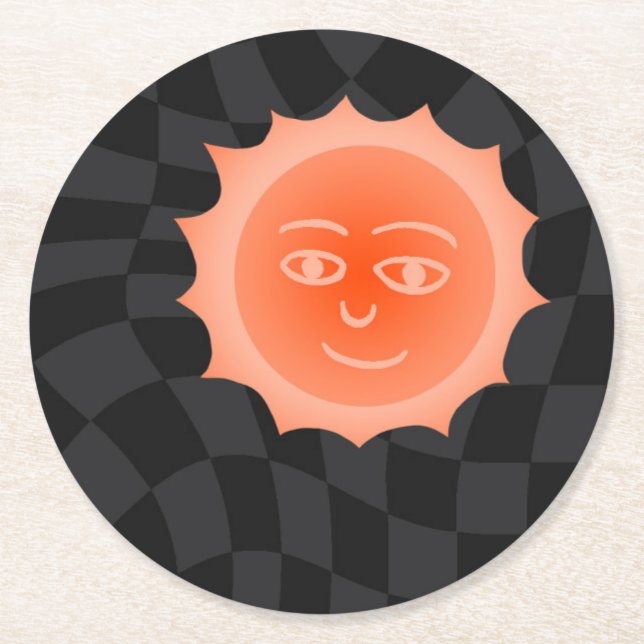 太陽さん UNDERLÄGG PAPPER RUND (Framsidan)