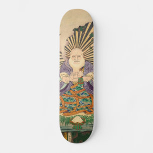 奇 術, 豊 国 Magician, Toyokuni, Ukiyo-e Old School Skateboard Bräda 21,6 Cm