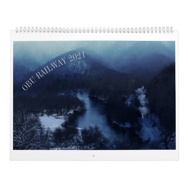 奥武鉄道カレンダー2021 KALENDER (Omslag)
