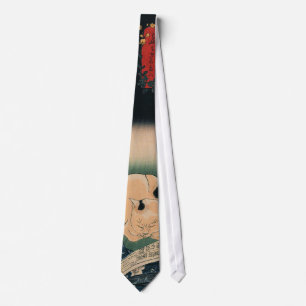 女 と 眠 猫, 国 芳 och sömnkatt, Kuniyoshi Slips