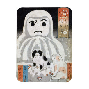 子 犬 と だ る ま, budurvals Puppies & Snögubbe, Kuniyos Magnet
