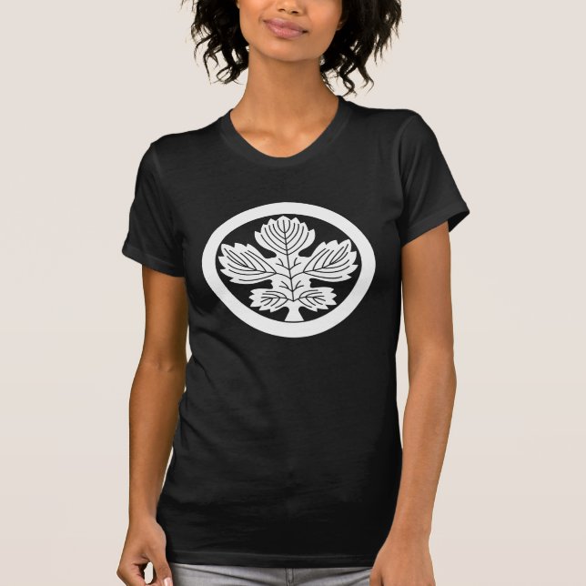 安倍梶の葉 TEE SHIRT (Framsida)
