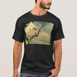 富士と少年, 北斎 Mount Fuji och pojke, Hokusai, Ukiyo-e Tee