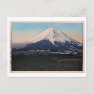 富 士 十 景 田, tio vyer av Fuji, Yoshida vil.,Yoshida. Vykort