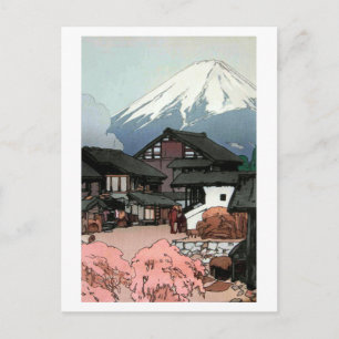 富 士 景 船, tio vyer av Fuji, Funatsu, Yoshida, 十 Vykort