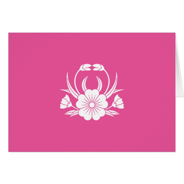 小 山 蟹 桜 HÄLSNINGSKORT (Framsidan Horizontal)