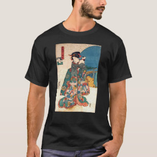 少 女 猫, 国 芳 flicka med Cat, Kuniyoshi, Ukiyo-e T Shirt