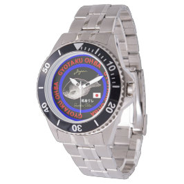 尾長グレ！japan（クロメジナ）生命たちへ感謝を捧げます。各自さまで文字変更、印字可能です。 armbandsur