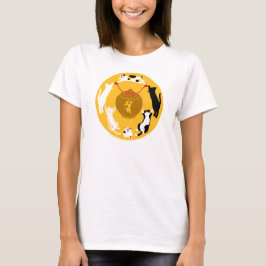 御守六猫 Tシャツ レディース T SHIRT