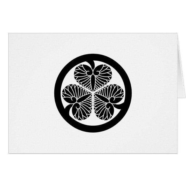 徳 川 葵(徳 川 吉 宗) HÄLSNINGSKORT (Framsidan Horizontal)