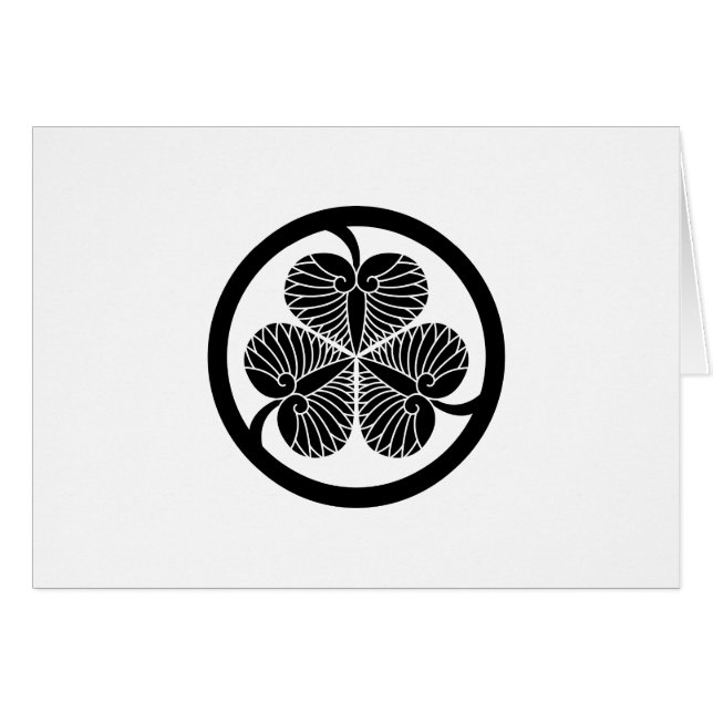 徳 川(4 代 家 綱23 蕊)4 HÄLSNINGSKORT (Framsidan Horizontal)