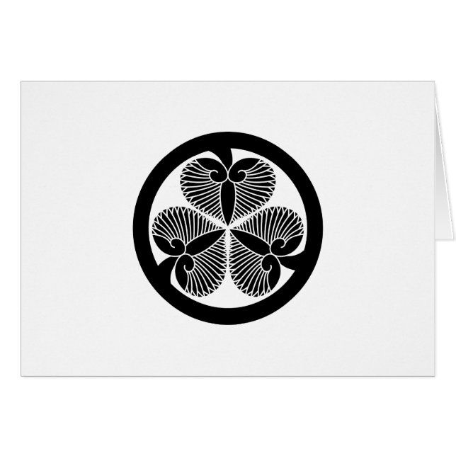 徳 川(6 代 ・ 宣35BUD)7 HÄLSNINGSKORT (Framsidan Horizontal)