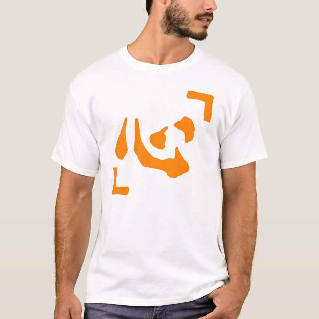 「心」Tシャツ TRÖJA (Framsida)
