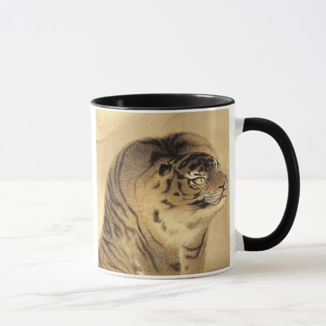 応挙の虎 応挙Ōkyo tiger, Ōkyo Mugg (Höger)