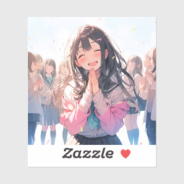 【感謝シール】ありがとうJK|寿司娘 GenerativeAI Klistermärken