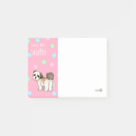 振り向くシーズー POST-IT BLOCK