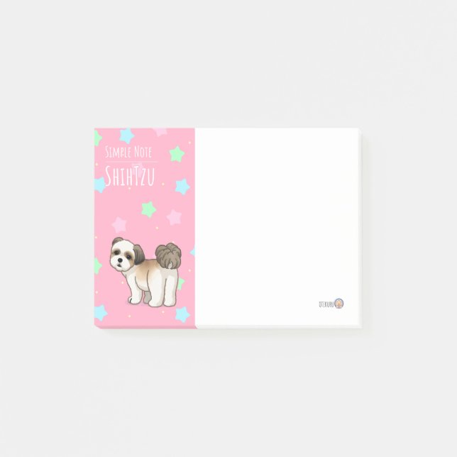 振り向くシーズー POST-IT BLOCK (Framsida)