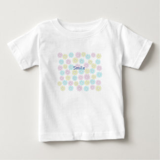 文字 カスタマイズ 花 パステル T SHIRT