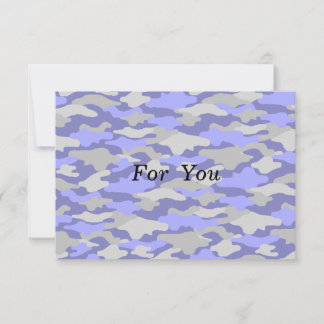 文字　カスタマイズ　迷彩　グレー カード KORT