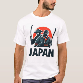日本の忍者と侍 T SHIRT