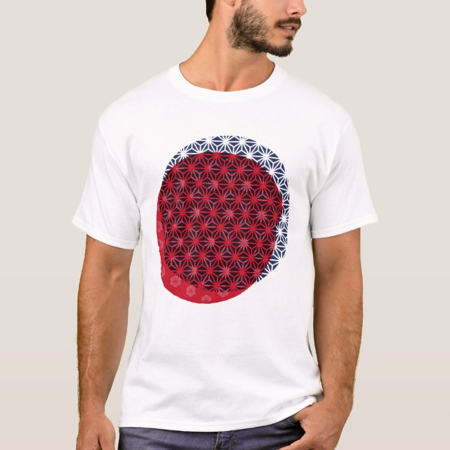 日本文様 1 Japanese Patten 1 T Shirt (Framsida)