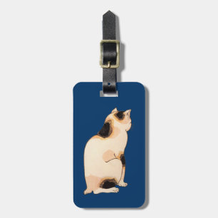 日本猫 japansk katt för 国芳, Kuniyoshi, Ukiyo-e Bagagebricka