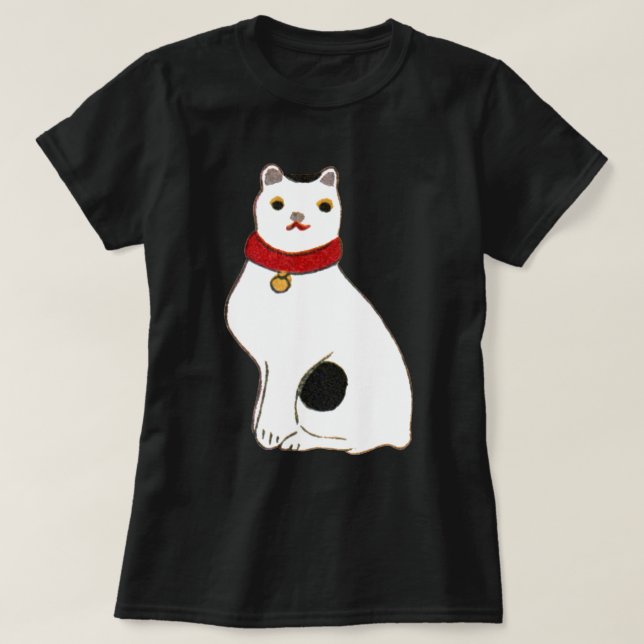 日 本 の 猫 の 形, japansk katt tee shirt (Design framsida)