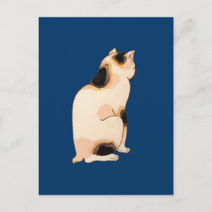 日 猫, 国 japansk 芳, Kuniyoshi, Ukiyo-e Vykort