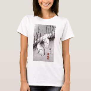 月に兎, 広重måne och kaniner, Hiroshige, Ukiyo-e T-shirt