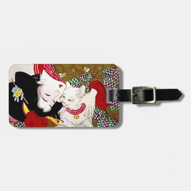 月岡芳年 , 猫が好き BAGAGEBRICKA (Horisontell Framsida)