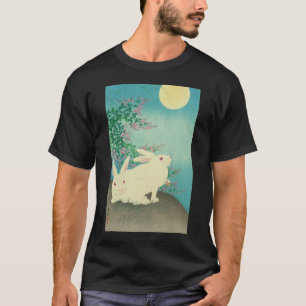 月 と, 古 邨 kaniner & Måne, Koson, Ukiyo-e T-shirt