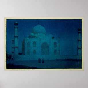 月 夜 の タ ジ ・ budpris, Taj Mahal vid måndagskvällen, Poster